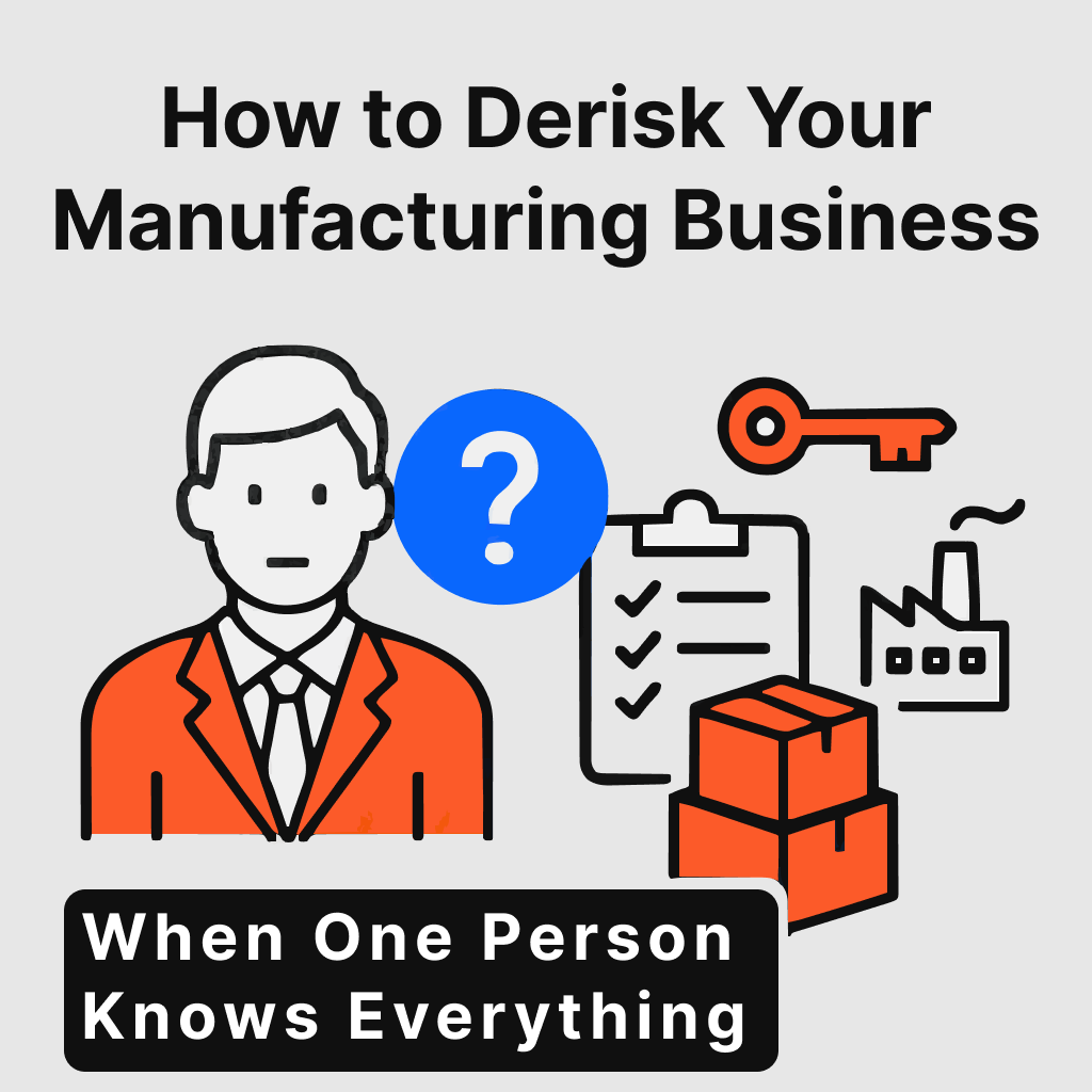 Key person risk in manufacturing