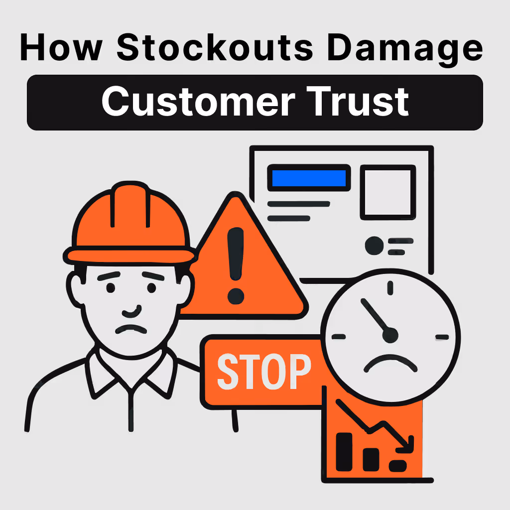 How stockouts damage customer trust