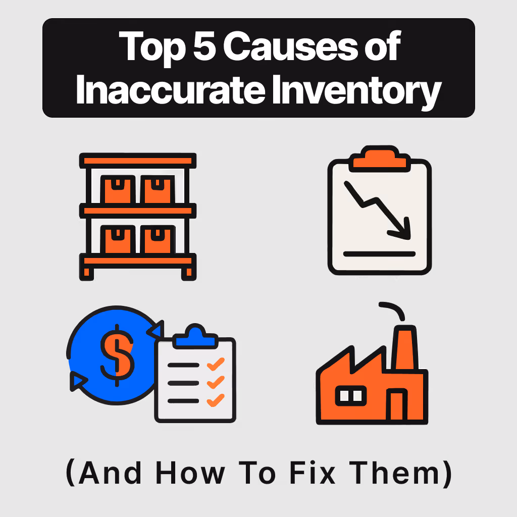 top 5 causes of inaccurate inventory