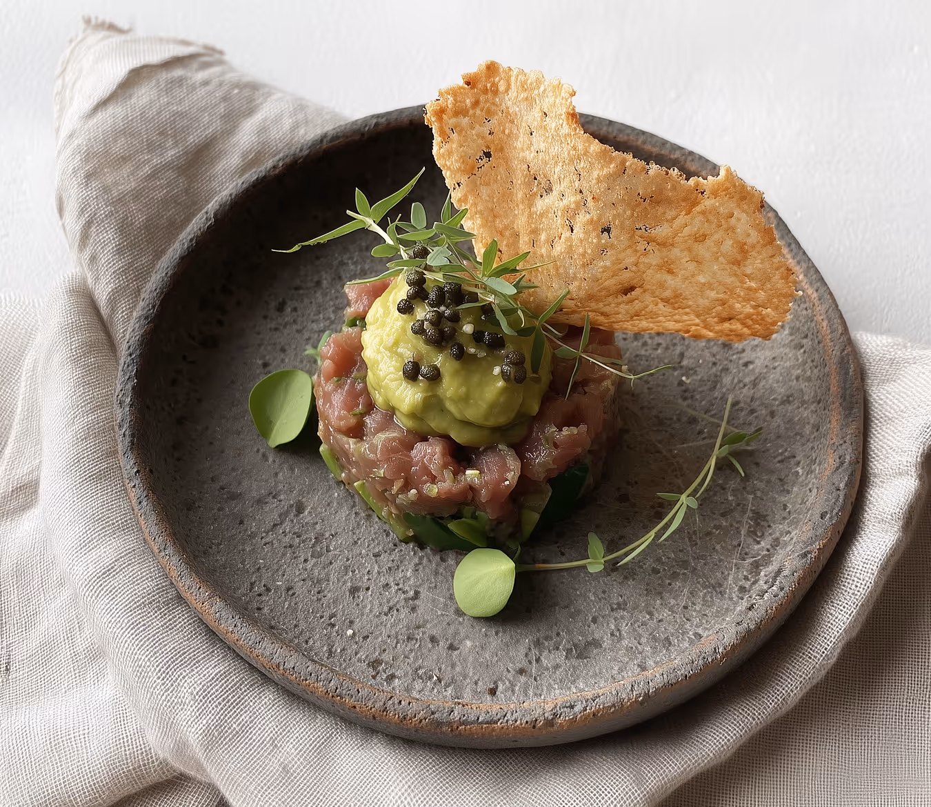 Table serving with flowers by Annamarie Marquet