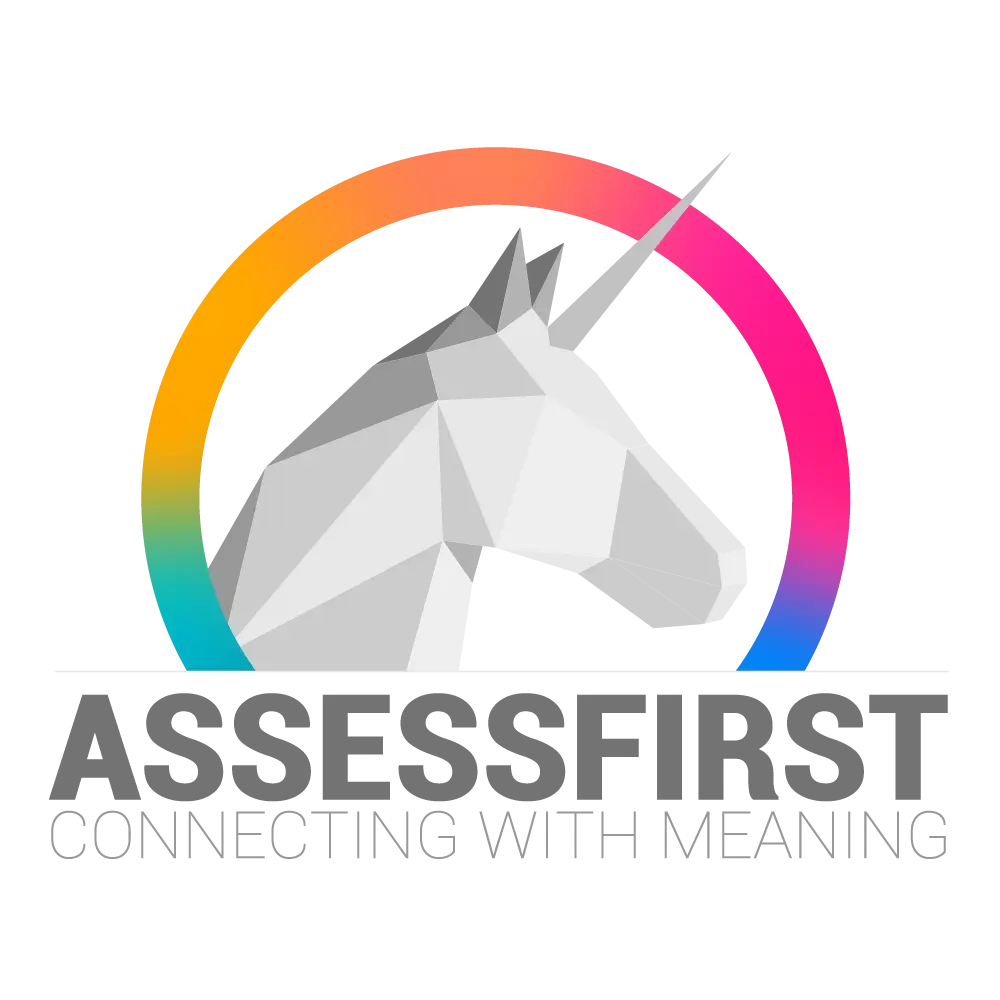 AssessFirst Logo with an unicorn and Assessfirst wrote below
