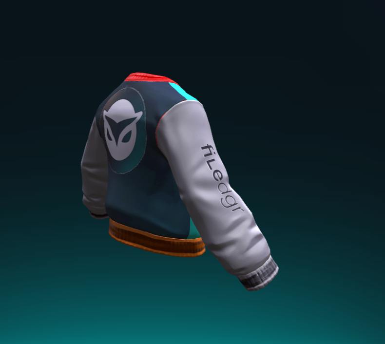 Jacket wearable, milc metaverse, avatar for fieldgr