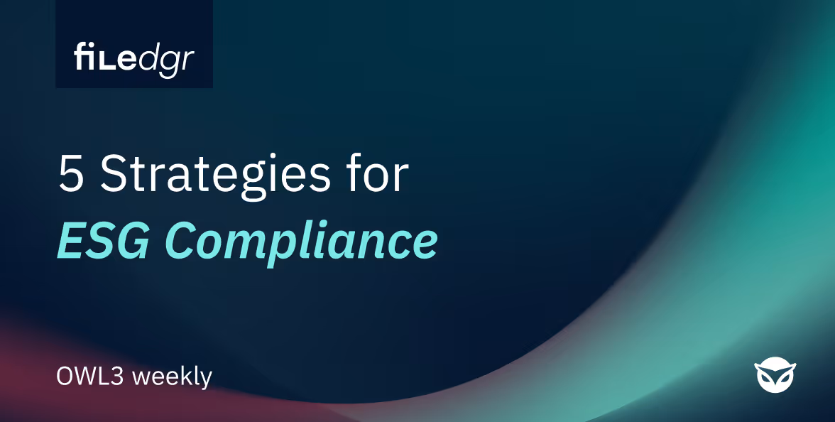 Data Security and Transparency: 5 Strategies for ESG Compliance