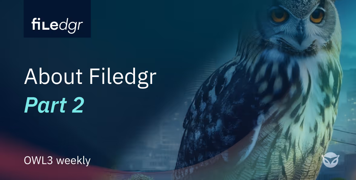 What does Data Transparency have to do with Sustainability? About Filedgr Part 2