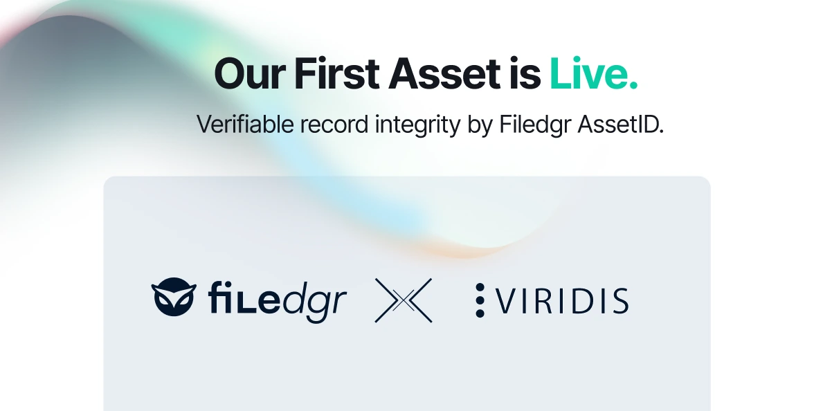 Proof for Tokenized Investments: VIRIDIS Issues VIA Security with Filedgr AssetID