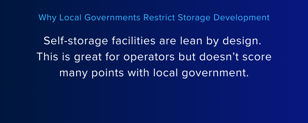 Why Local Governments Restrict Storage Development