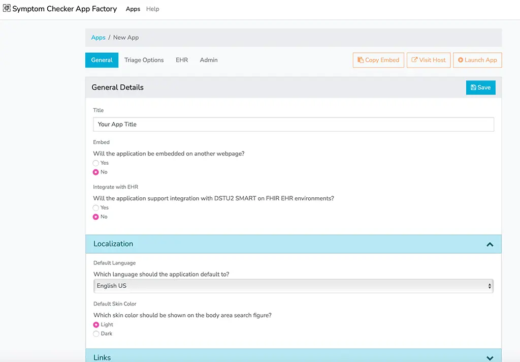How to: Configure the app