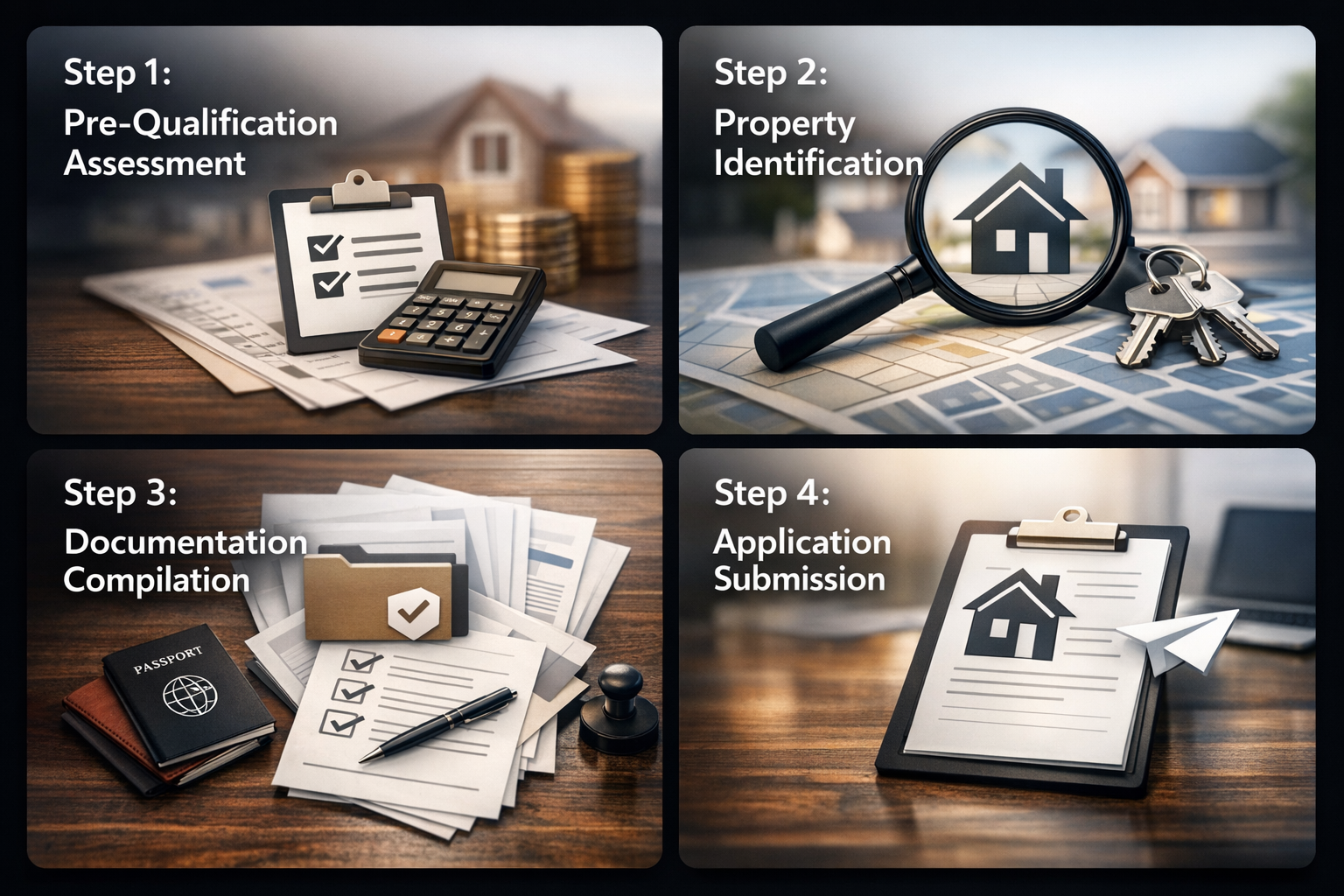Step-by-step process for applying for a DSCR loan for Airbnb properties, including pre-qualification and documentation steps.