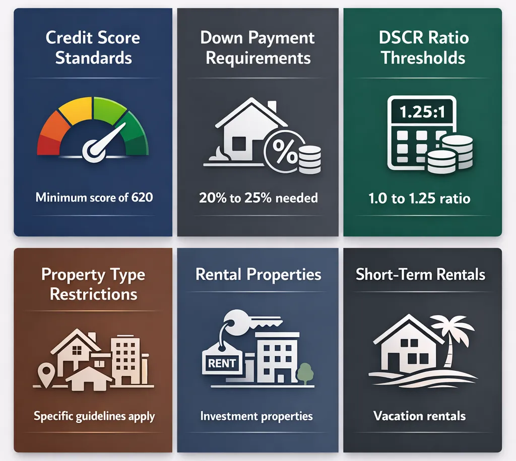 DSCR loan mixed income property qualification requirements
