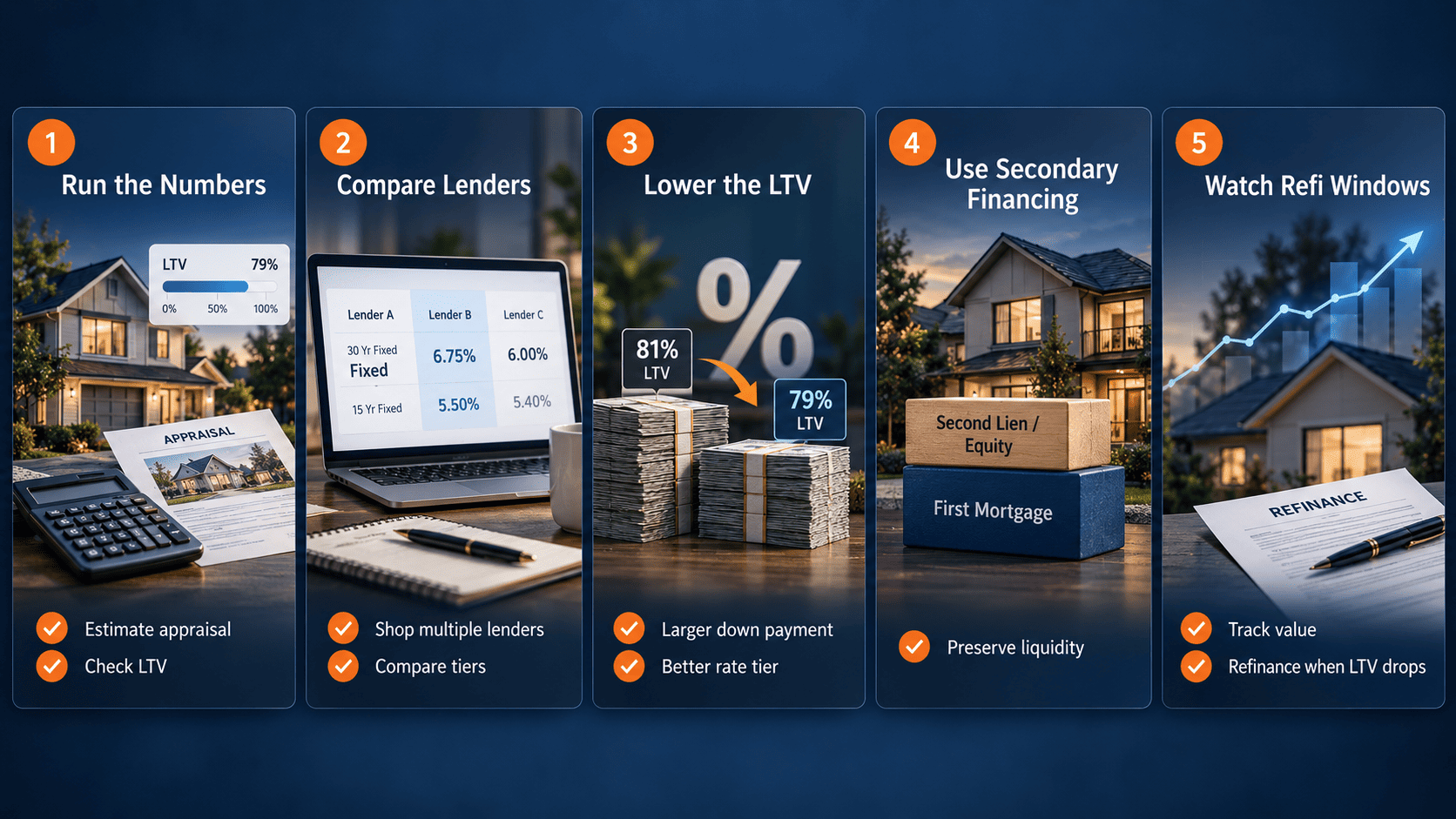 Step-by-step checklist for optimizing loan-to-value on a real estate deal