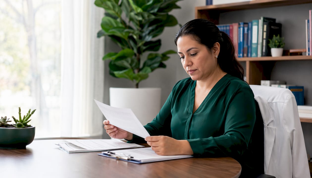 Healthcare professional reviewing Medicare GLP-1 coverage