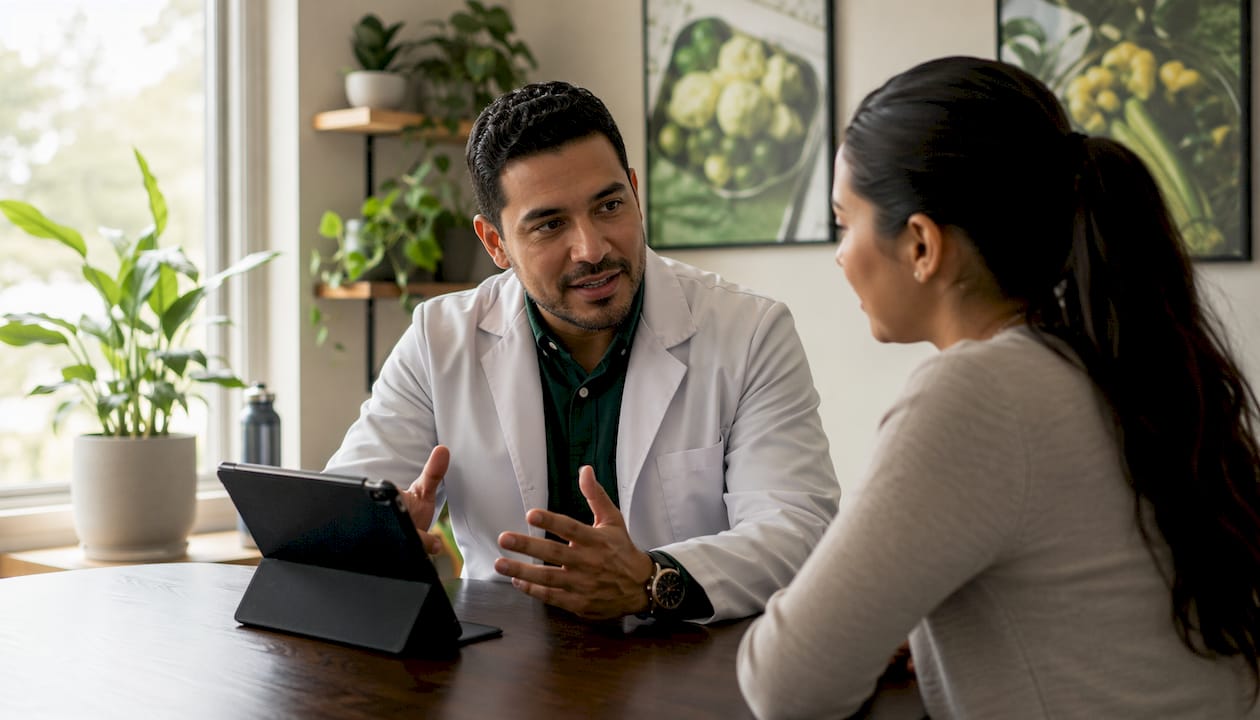 Clinician telehealth consultation on weight loss