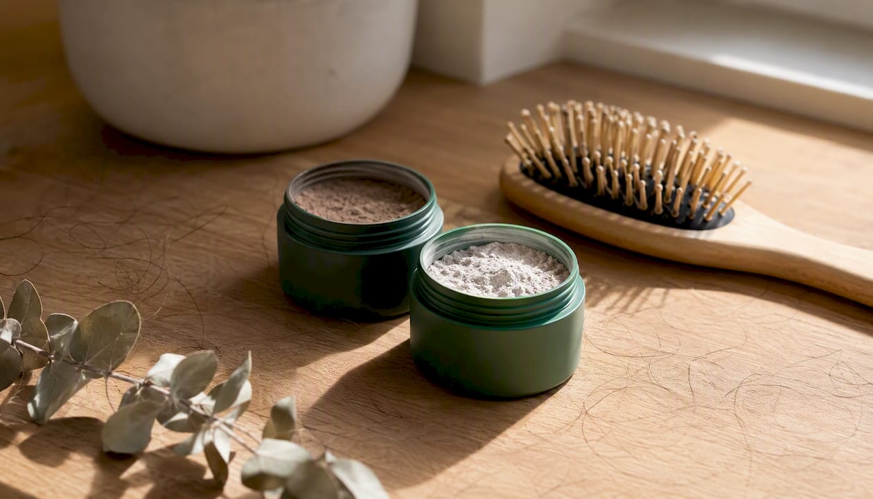 Volumizing dry shampoo and root touch-up powders