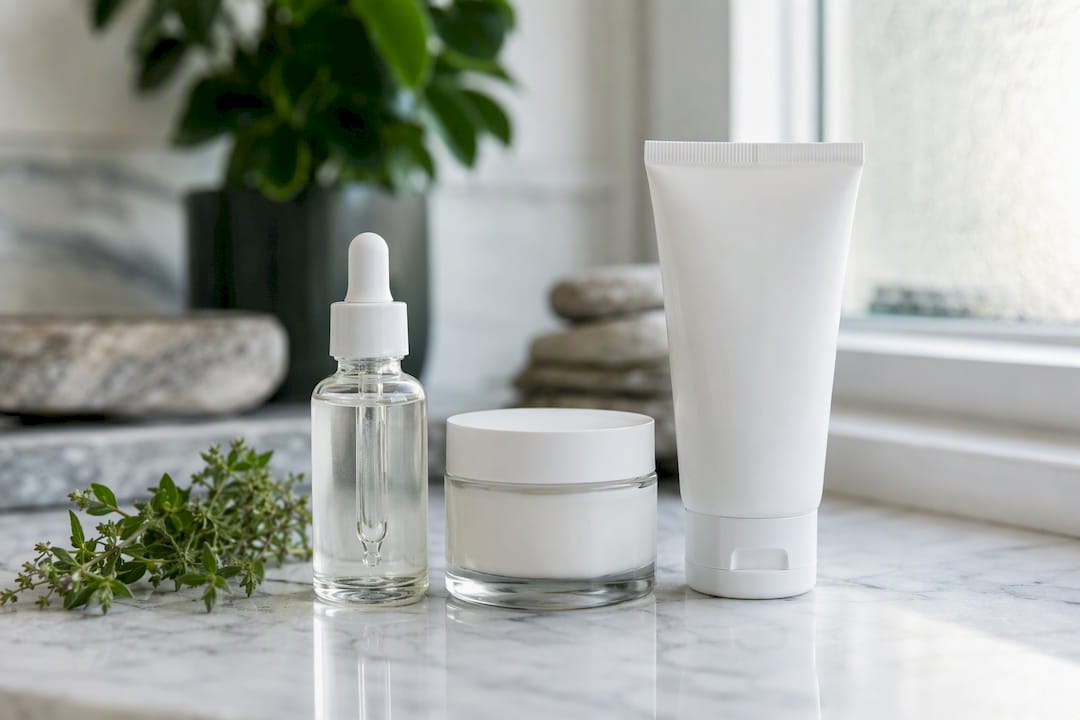Gentle skincare products for rosacea