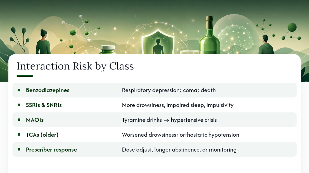 Interaction Risk by Medication Class: What Prescribers Actually Watch For — overview diagram