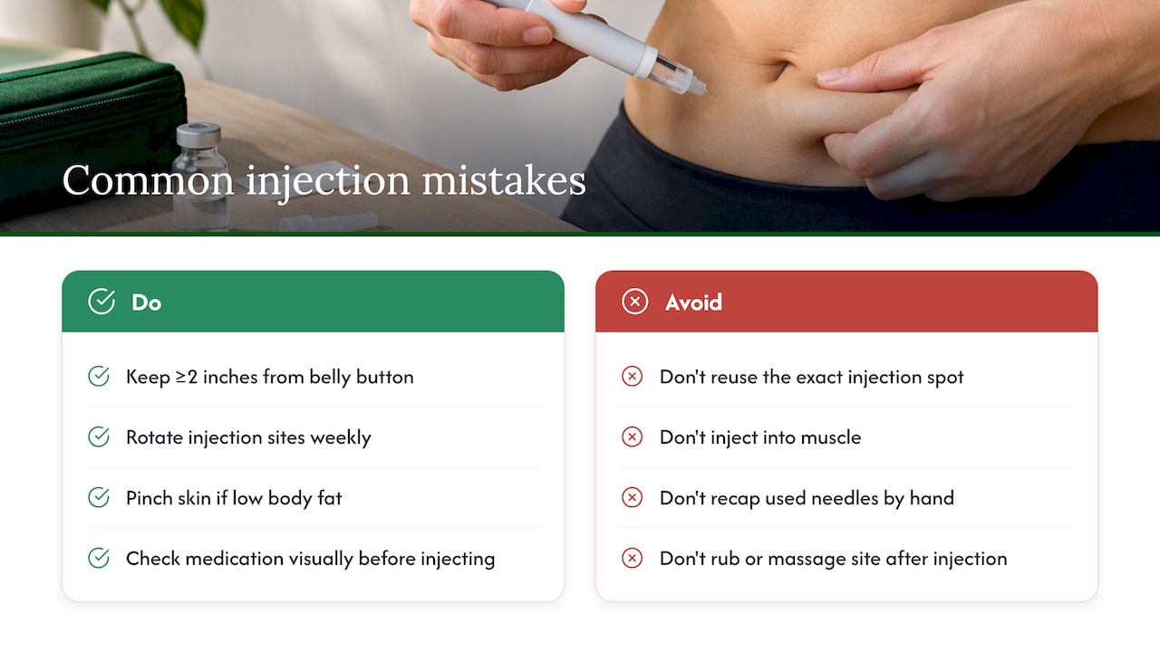 Common mistakes to avoid — overview diagram
