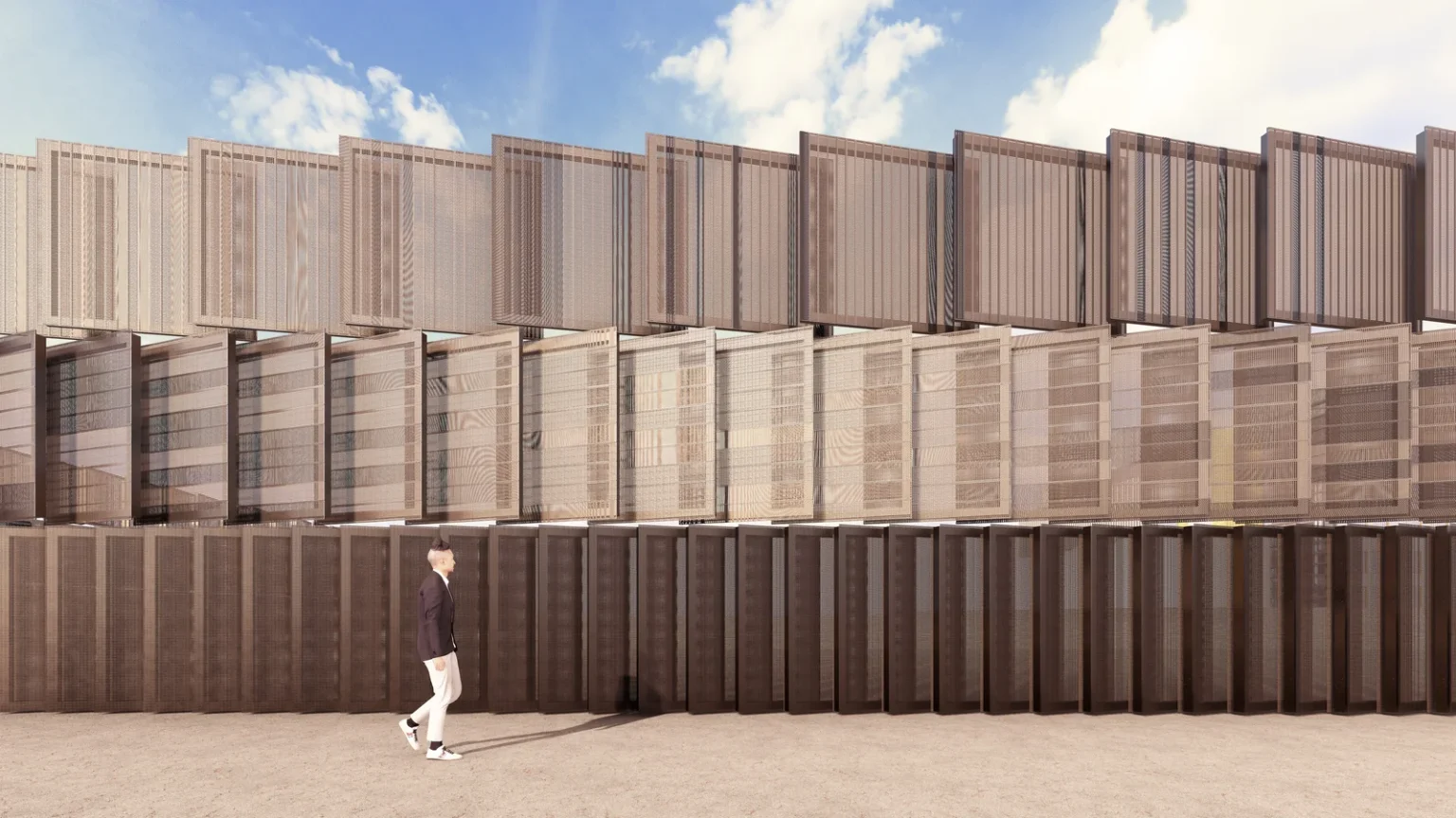 Architectural rendering of proposed $9 billion hyperscale data centre campus in Kemps Creek Western Sydney