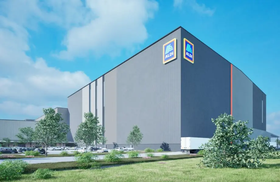 Aldi logistics facility site within the Western Sydney Aerotropolis employment precinct