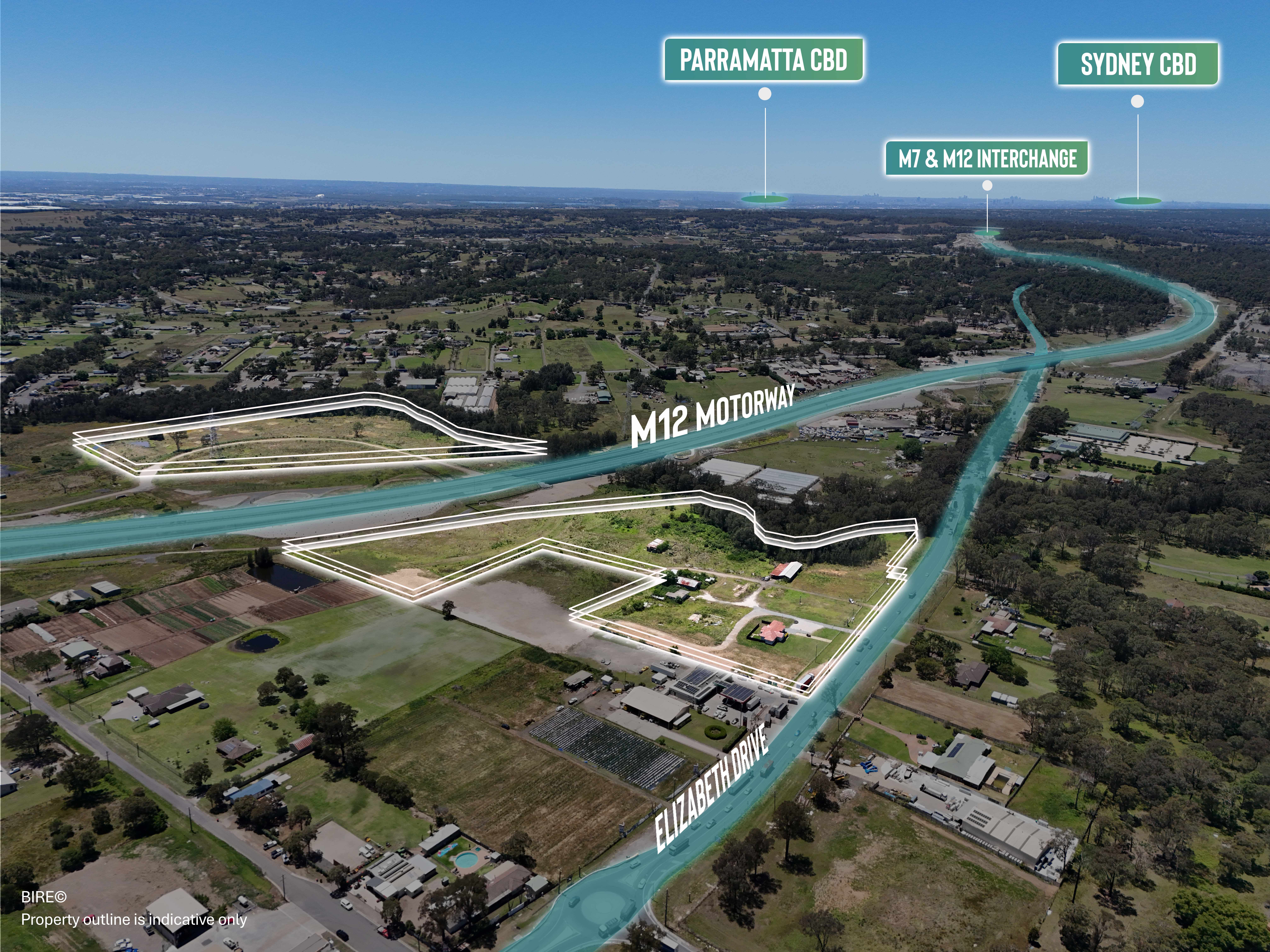 1383-1411 Elizabeth Drive Kemps Creek 12.58 hectare dual-frontage landholding in the Aerotropolis