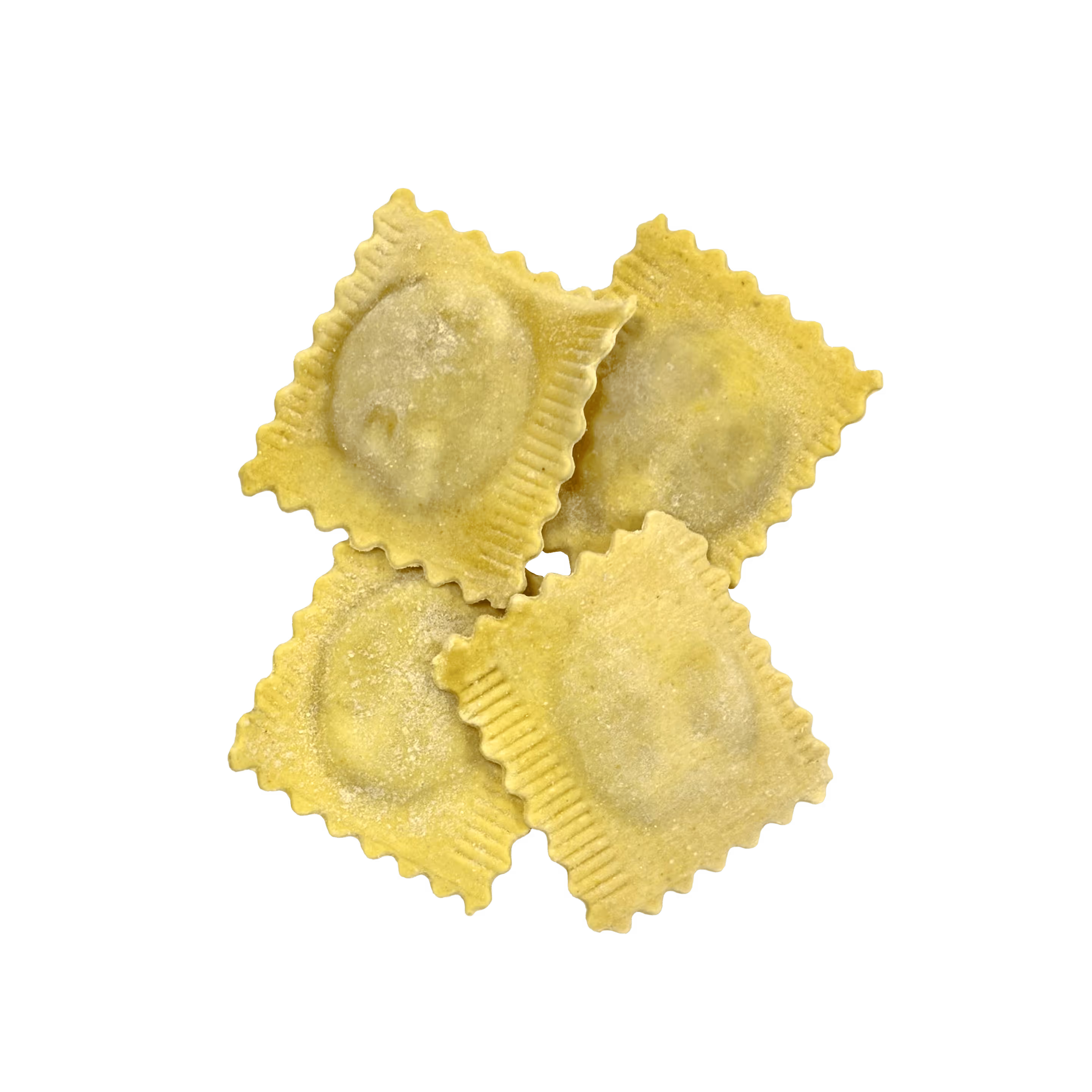 Yellow ravioli