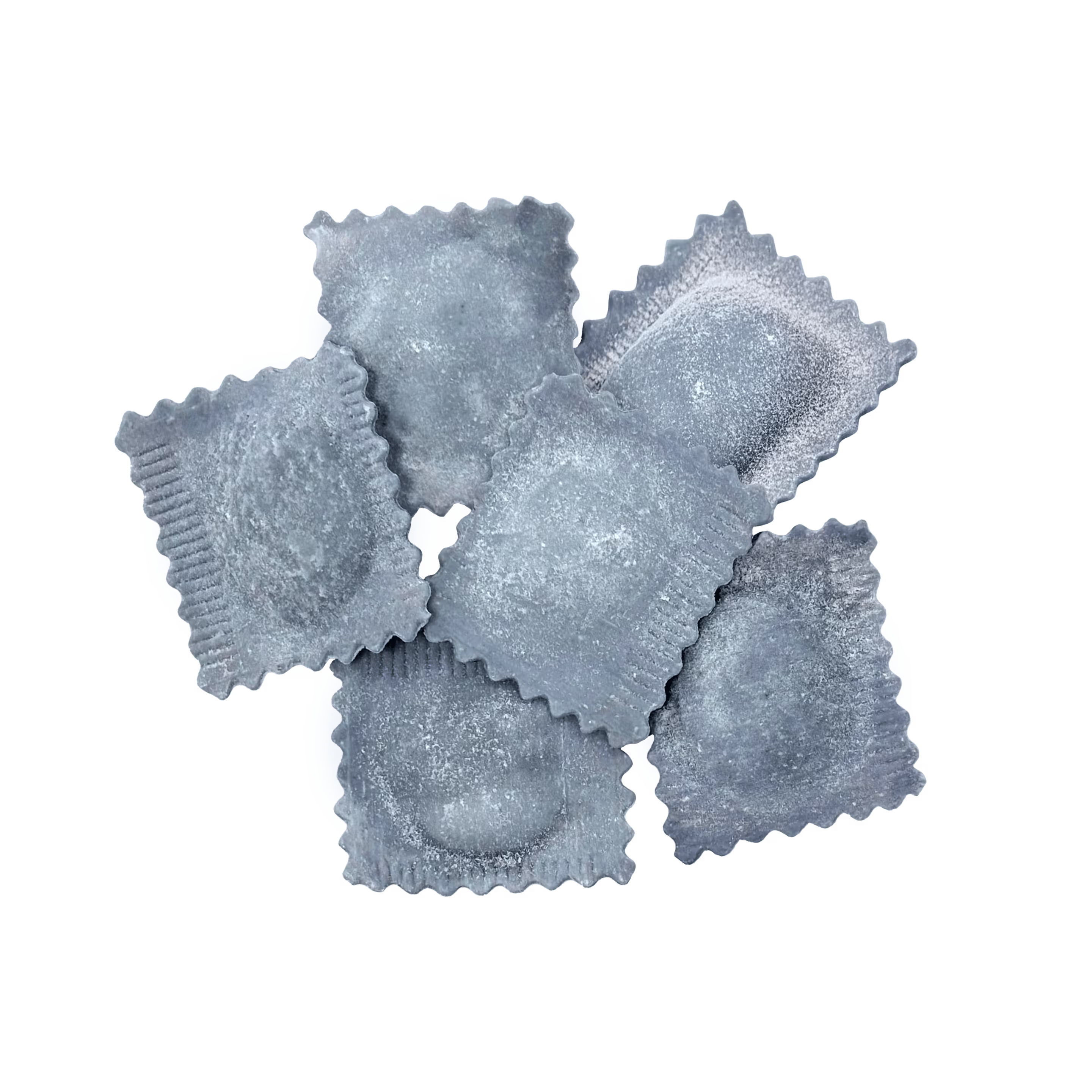 Blue ravioli