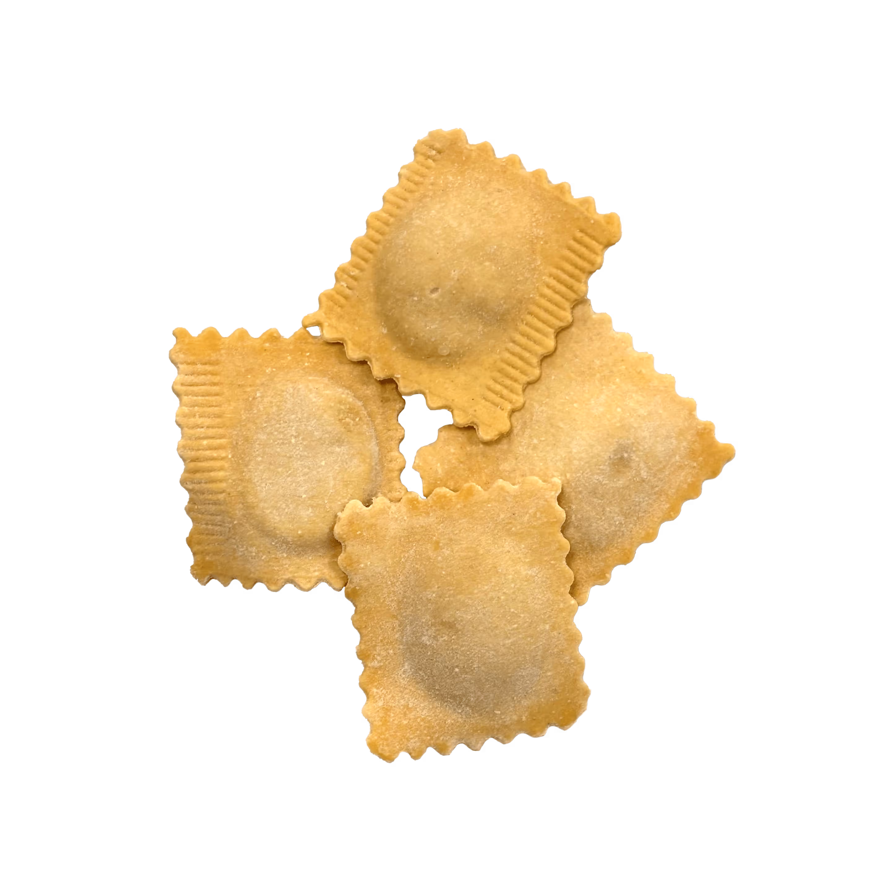 Orange ravioli