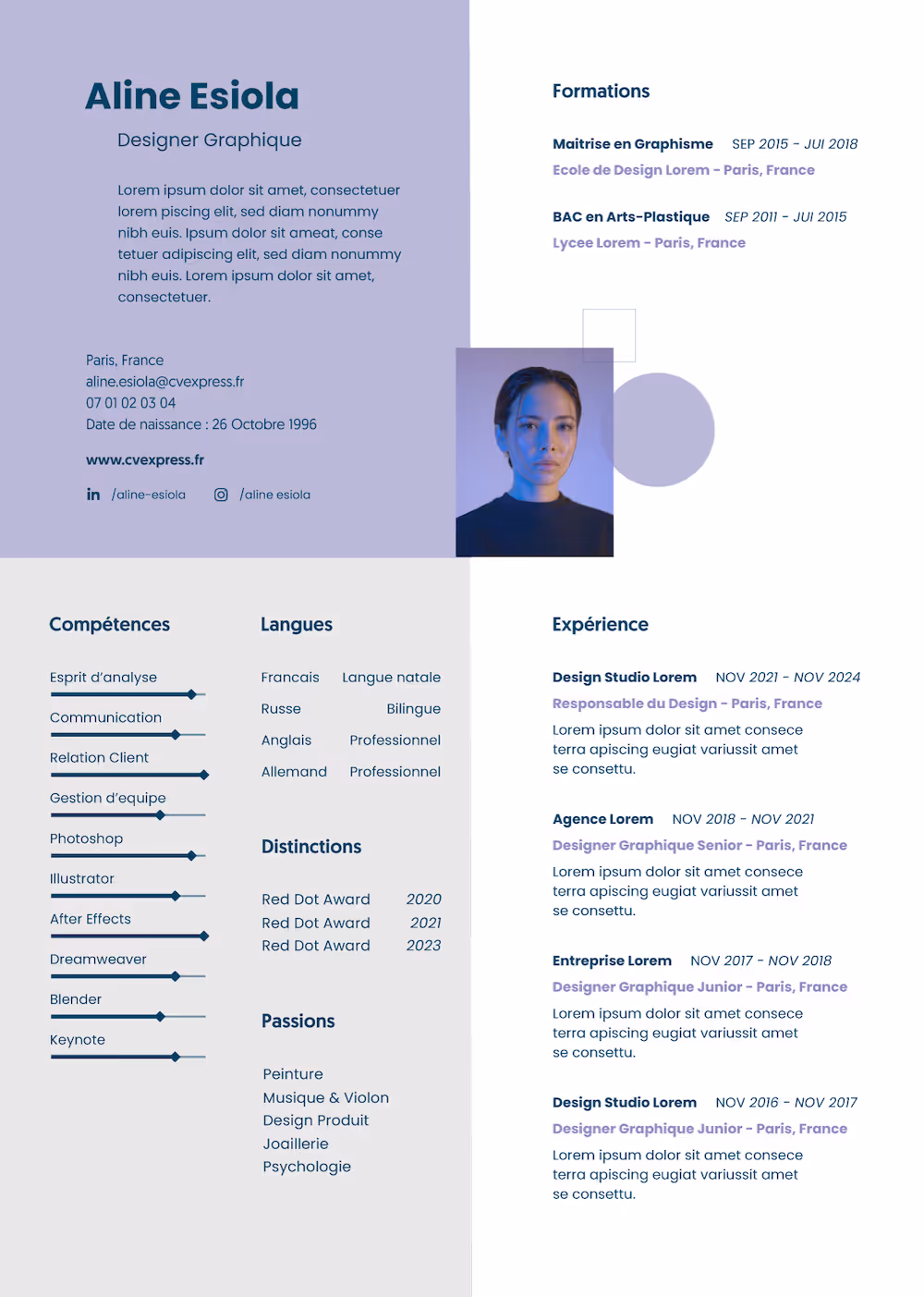 Modèle de CV original et percutant pour se démarquer des autres candidats