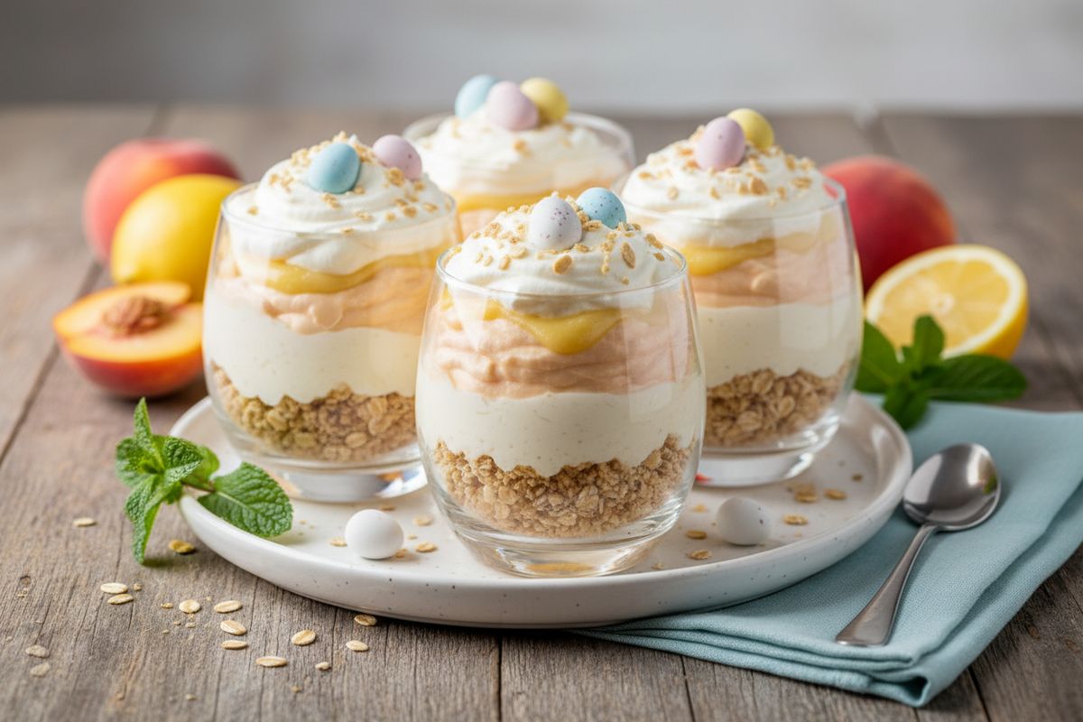 Helppo pääsiäisjälkiruoka lasissa | Makeatherkut
