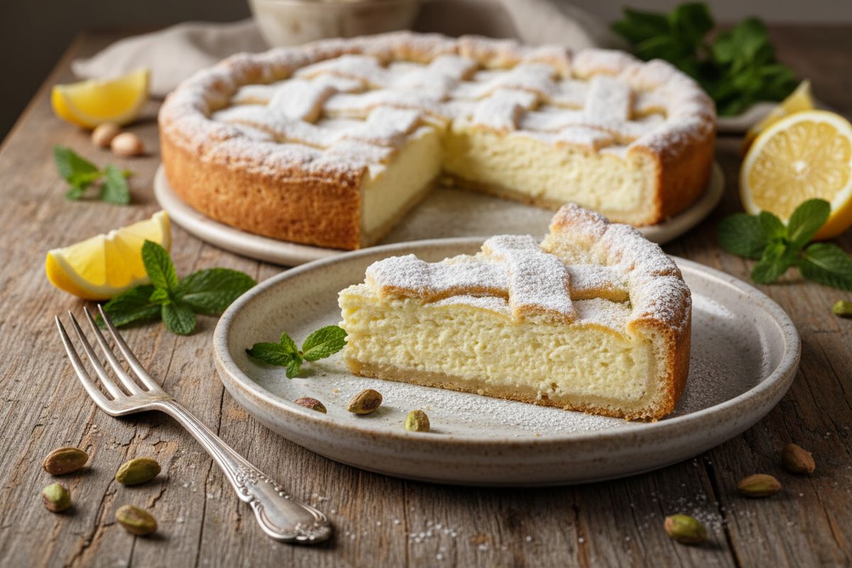 Italialainen ricottapiiras – kermainen herkku