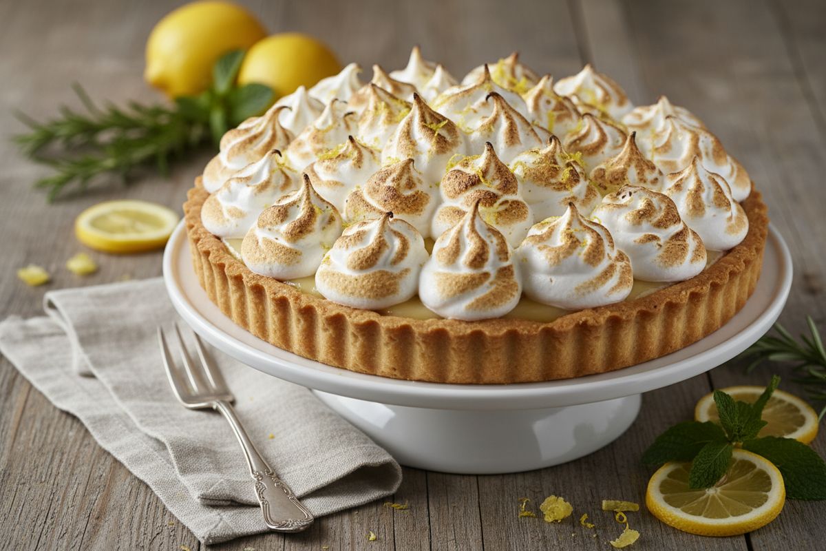 Sitruuna-marenkipiirakka – makea herkku kotiin