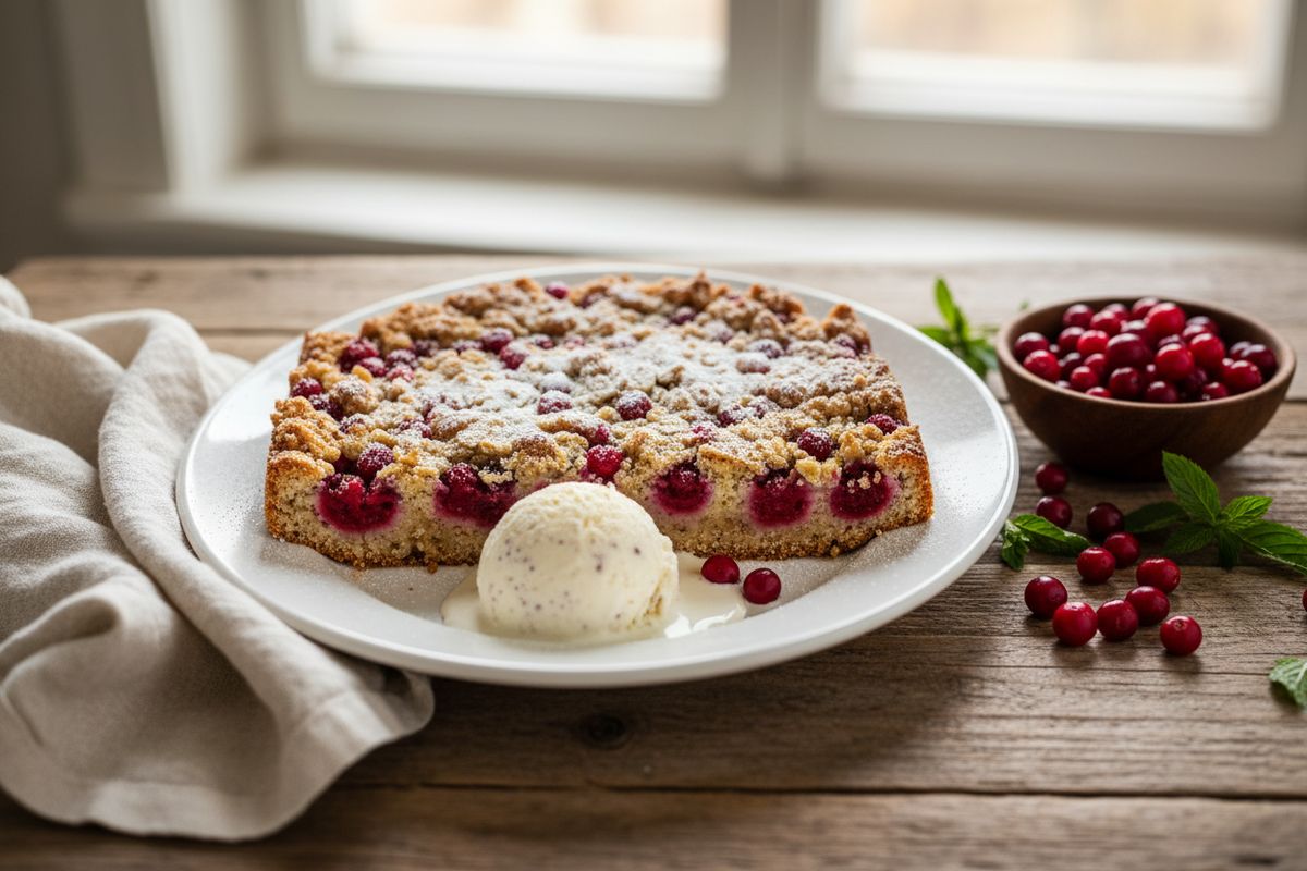 Mummin ihana puolukkapiirakka – helppo herkku