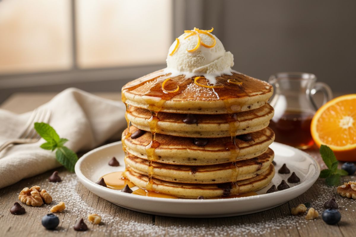 Suklaahippupannarit appelsiinilla – herkullinen jälkiruoka