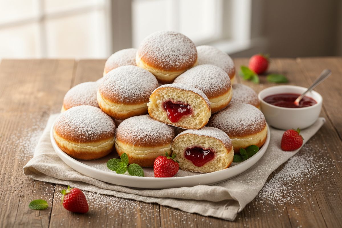 Kotitekoiset Berliininmunkit – Pehmeät & Täyteläiset