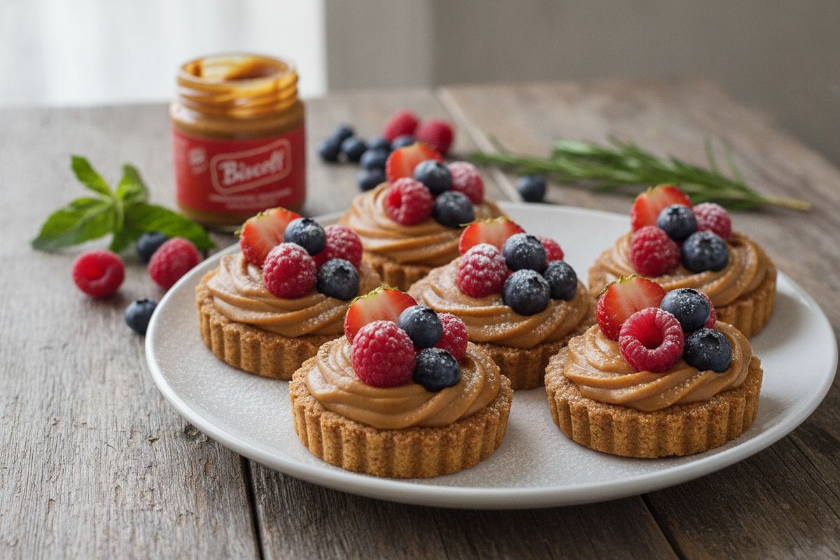 Marja-Biscoff tartaletit – herkullinen pikkuleipä