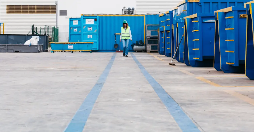 Vzpostavitev zbirnih mest za odpadke