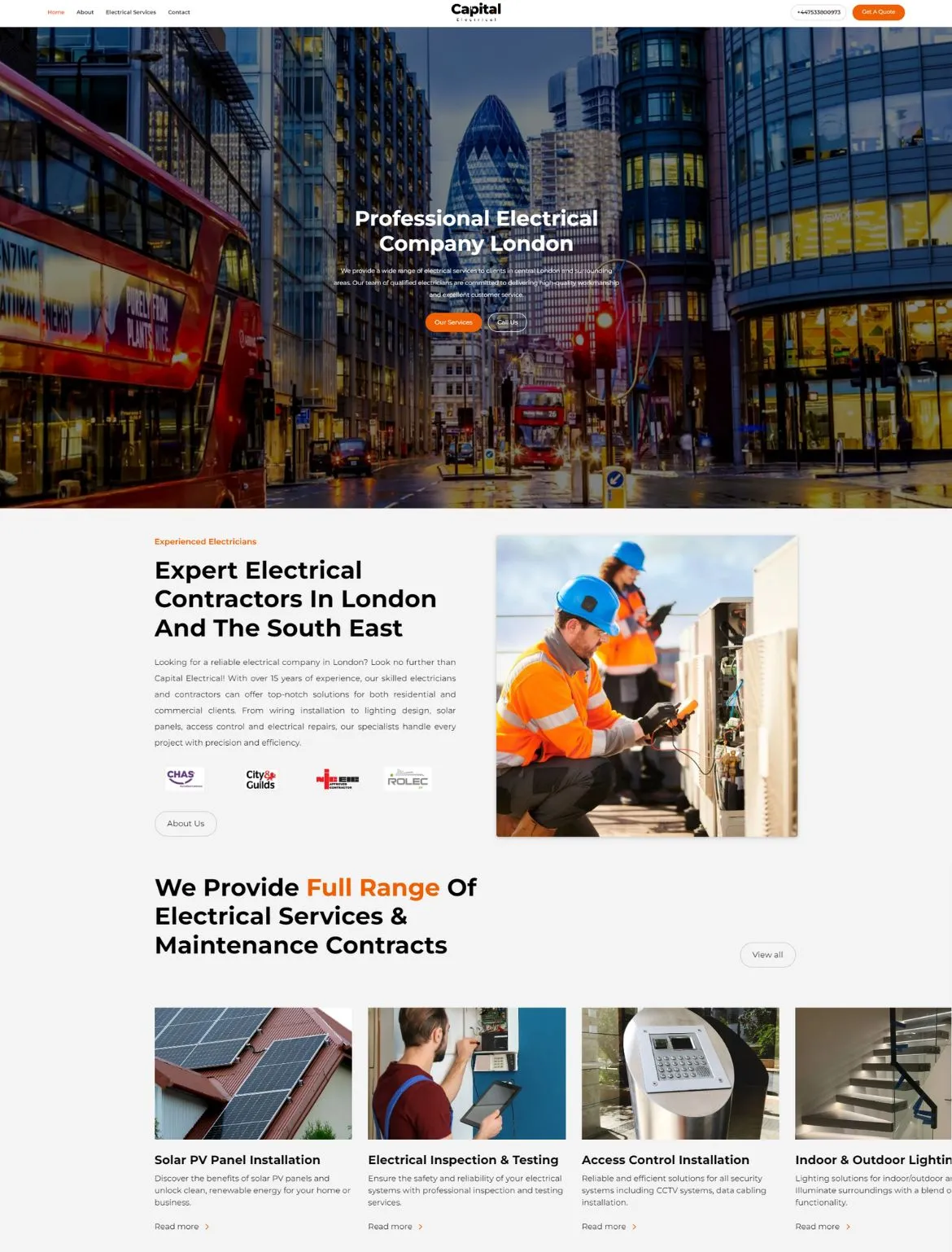startup website