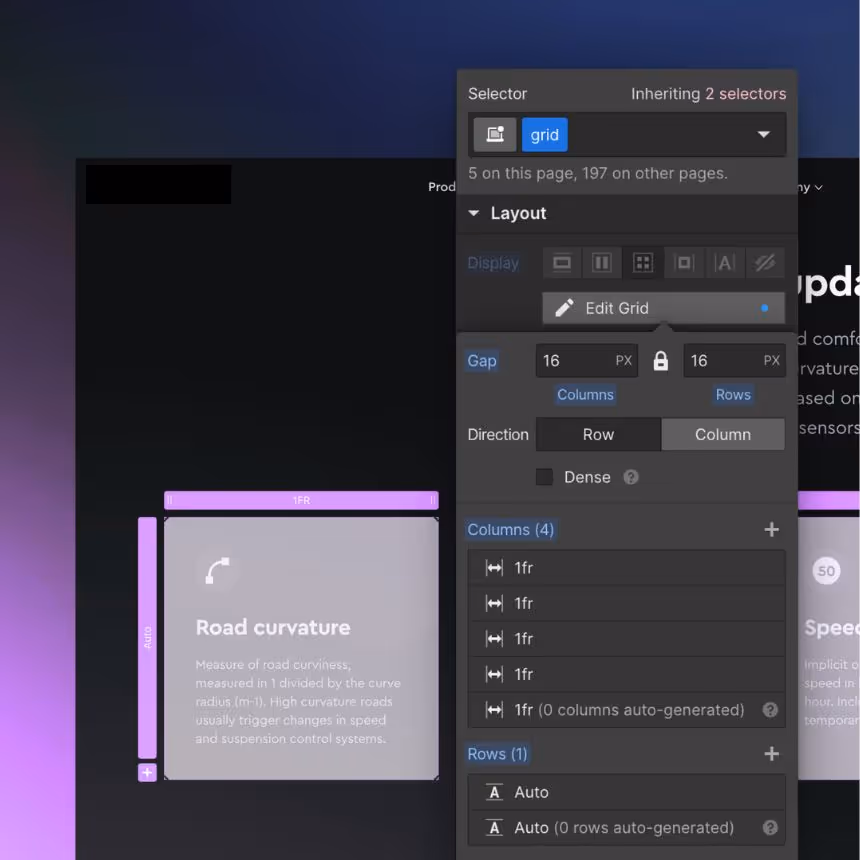 webflow design