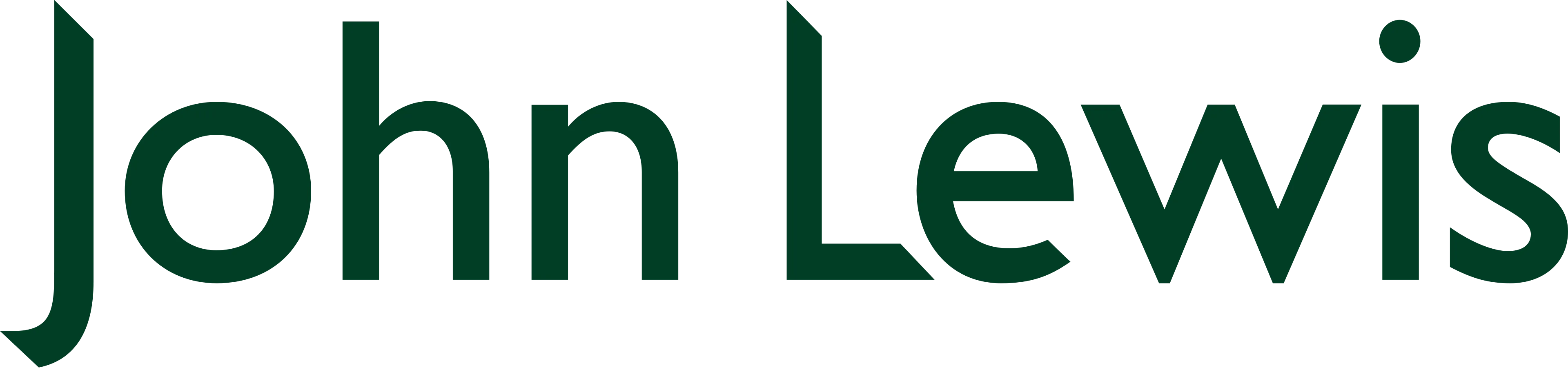 John Lewis logo in dark green text.
