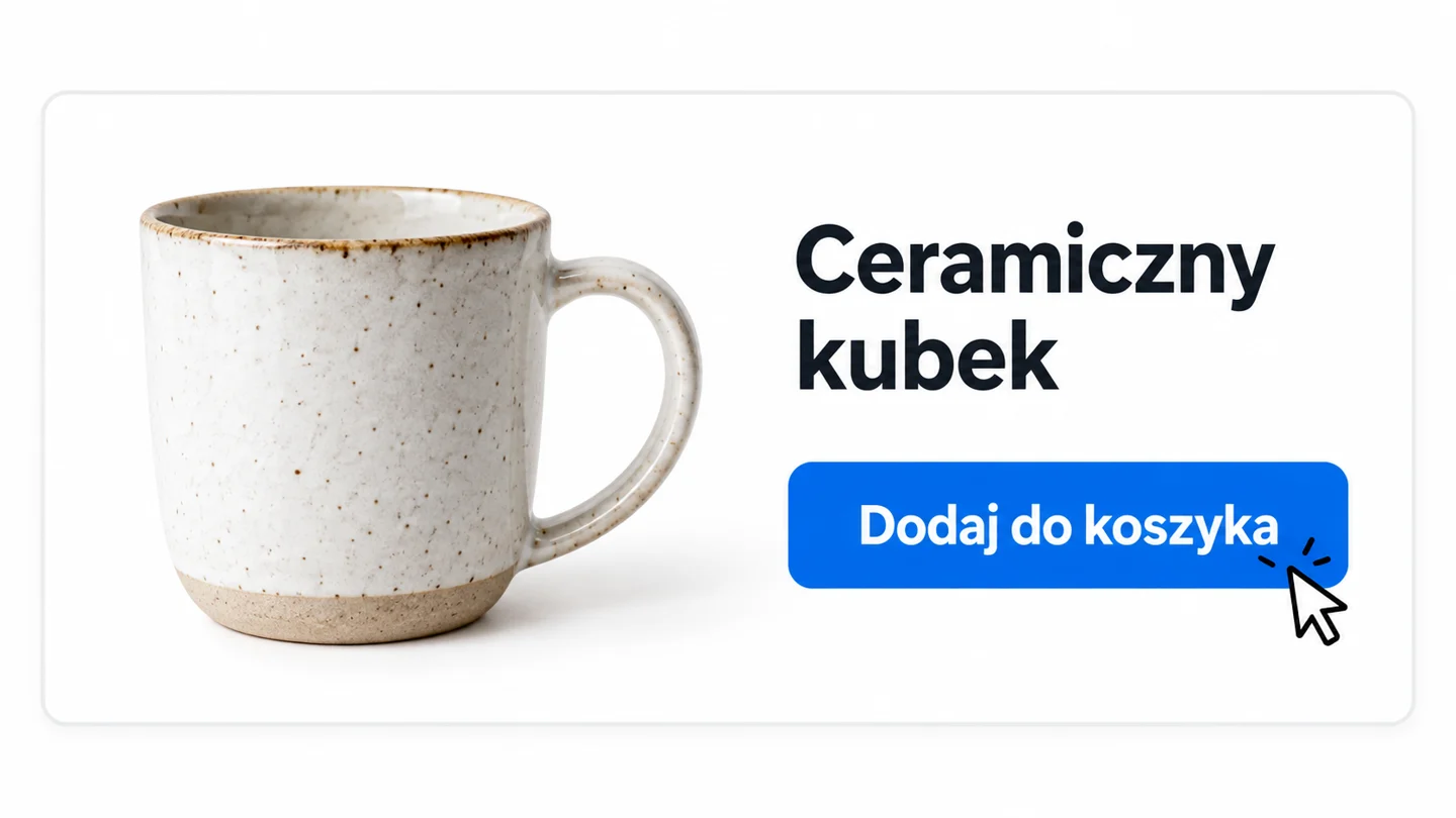 Przykładowa karta produktu z przyciskiem Dodaj do koszyka.