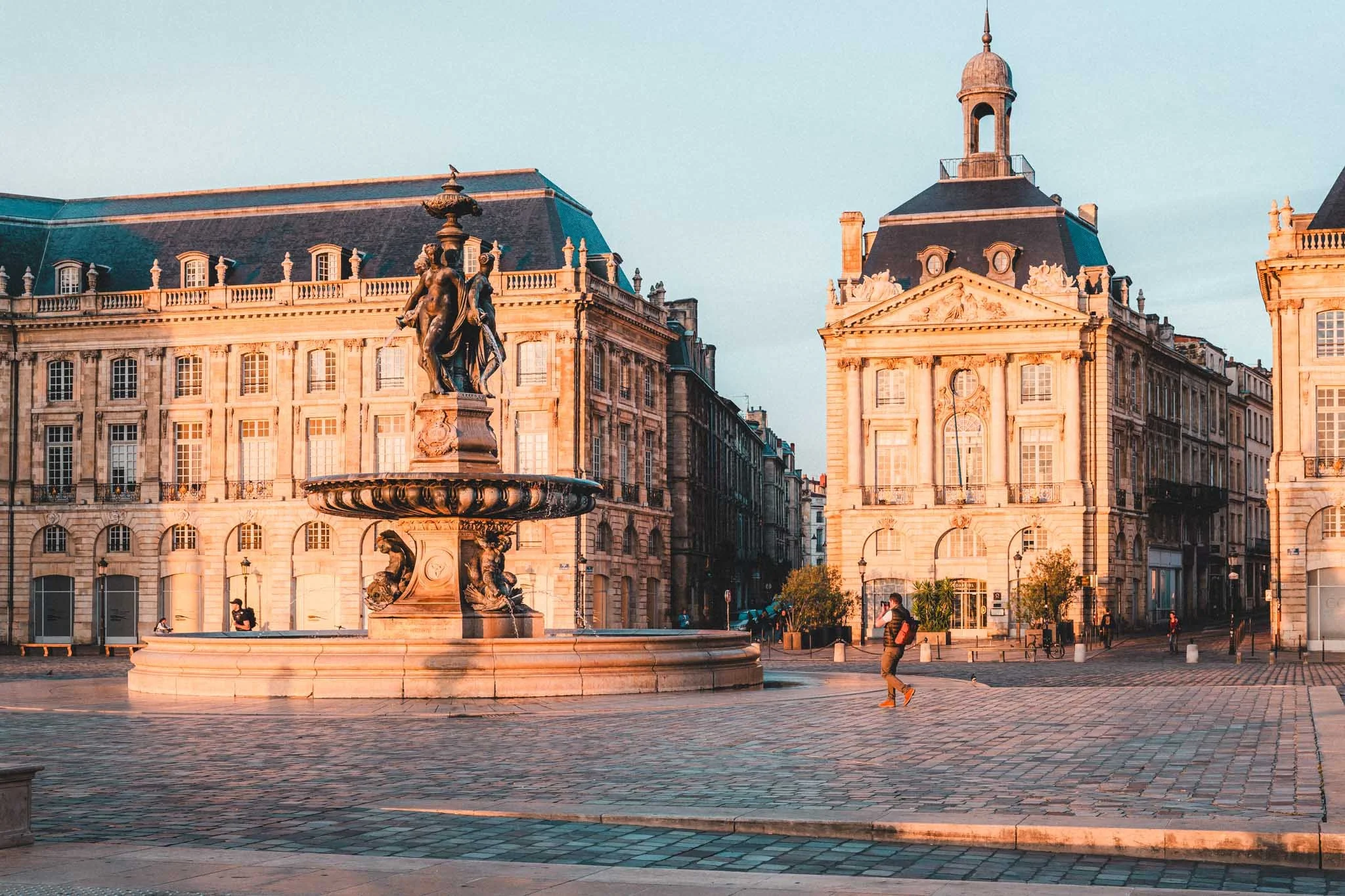 Photo ville de Bordeaux, place de la bourse