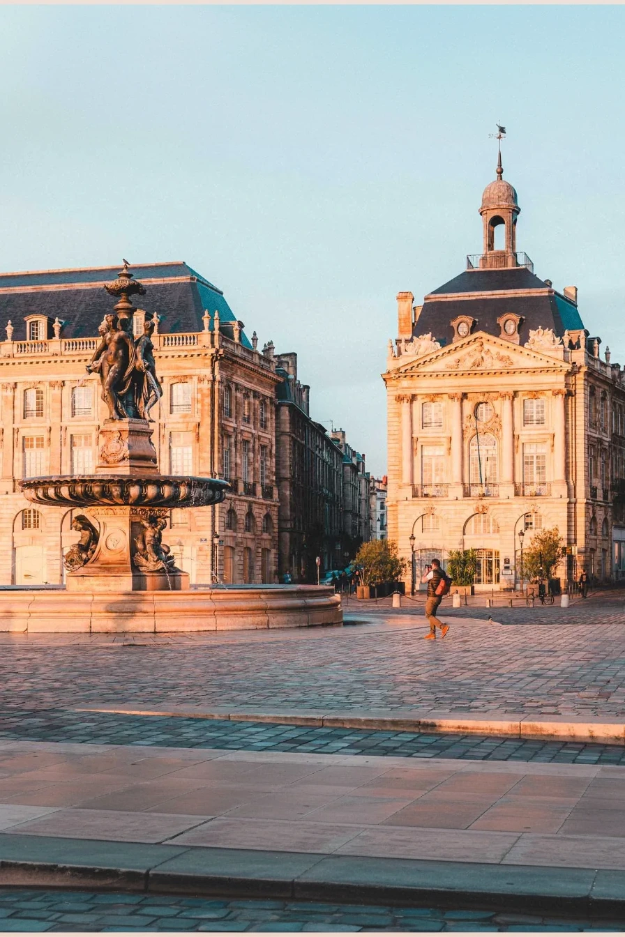 Photo ville de Bordeaux, place de la bourse