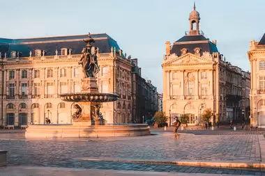 Photo ville de Bordeaux, place de la bourse