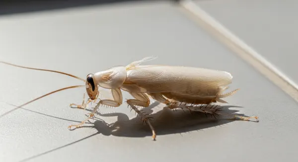 Cafard transparent ou blanc : Mue, bébé ou cafard de jardin ?