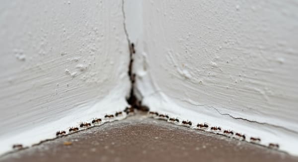Nid de fourmis dans un mur : comment le repérer et l'éliminer