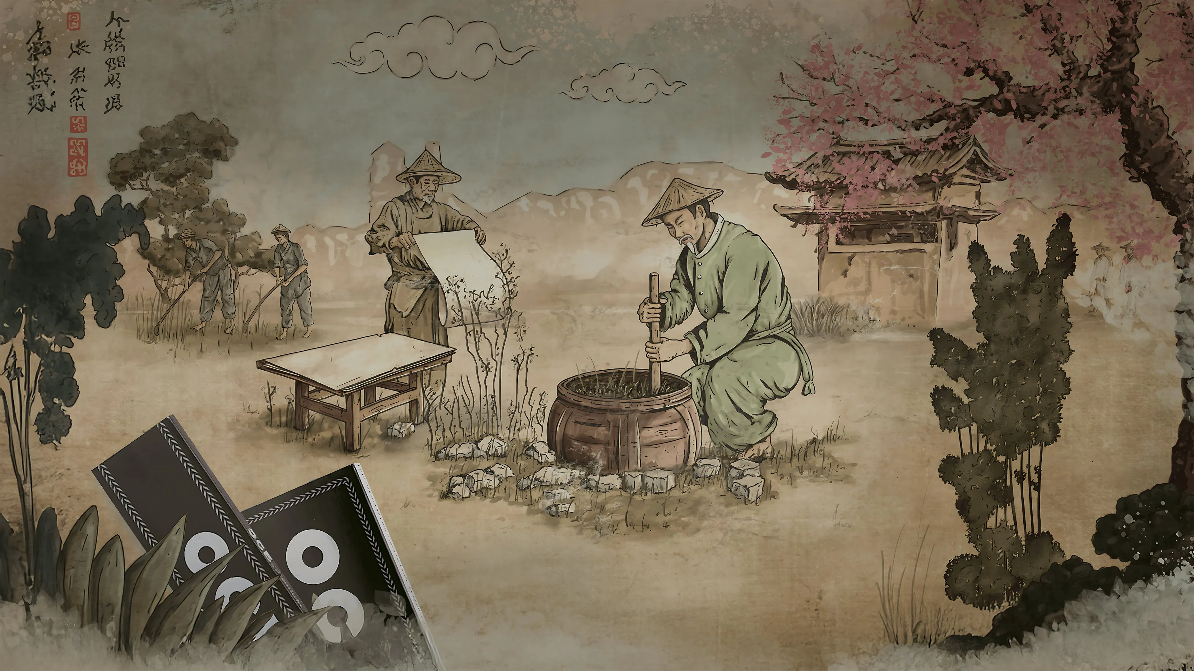 Ilustración del Rolling Revolution elaborada por el estudio de diseño multidisciplinar en Barcelona