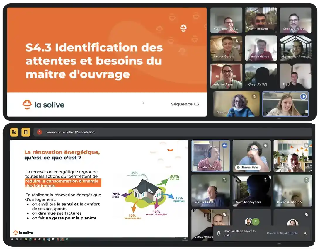 formation dans le bâtiment à distance