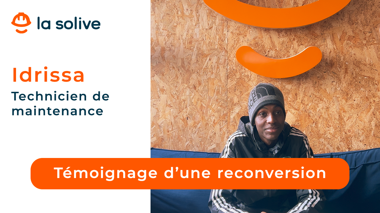 Idrissa, élève technicien de maintenance à La Solive