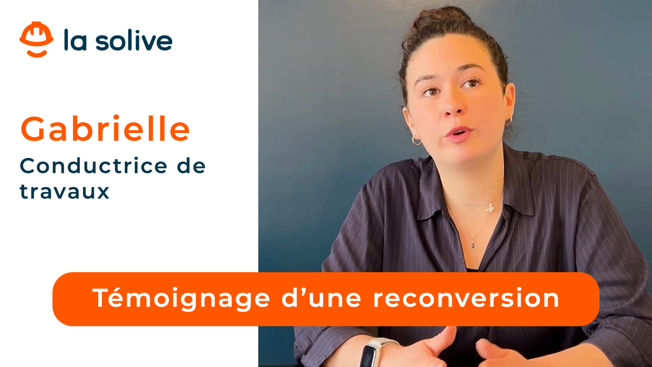 Gabrielle, élève Conductrice de travaux à La Solive