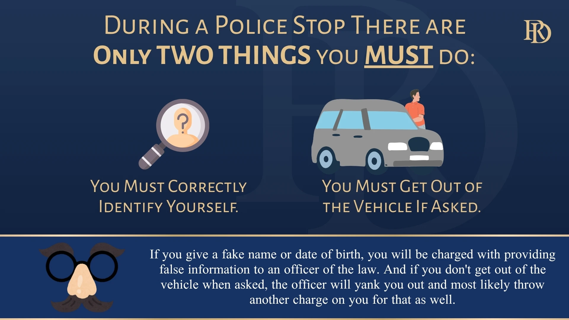 During a Police Stop There are Only TWO THINGS you MUST do