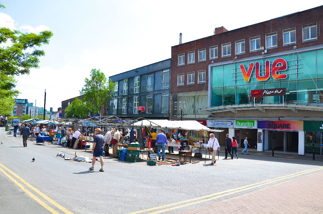 local newcastle under lyme market 0121 04 1